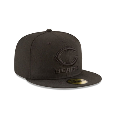 Chicago Bears Black on Black 59FIFTY Fitted