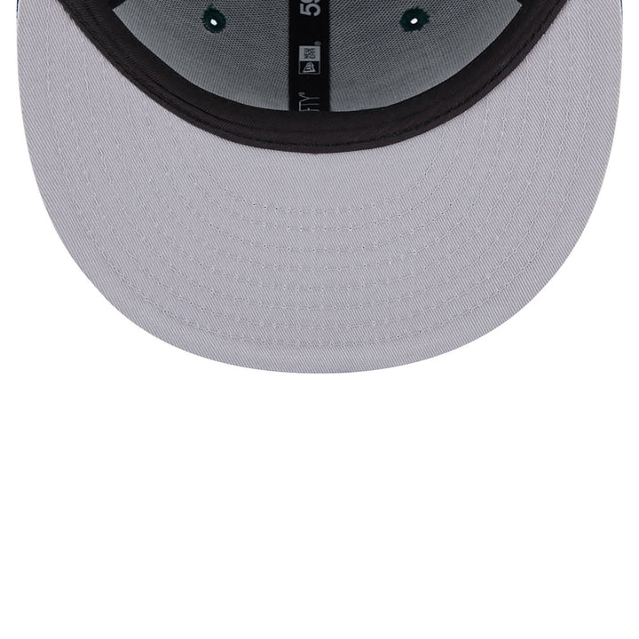 Oakland Athletics Side Patch Fitted Green