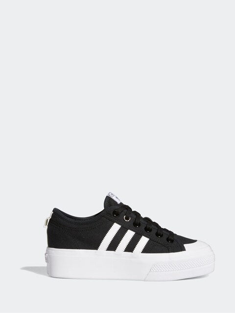 Adidas Originals Black Nizza Platform Trainers
