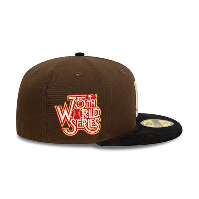 LA Dodgers MLB Starry Dark Brown 59FIFTY Fitted Cap