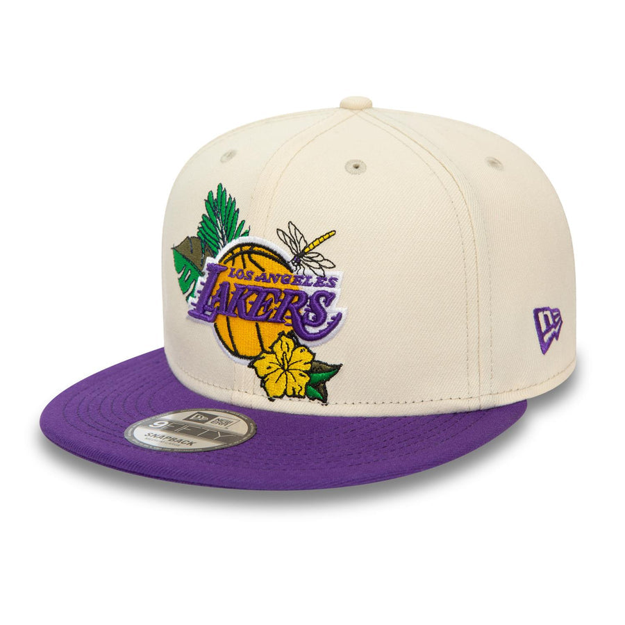 Los Angeles Lakers 59FIFTY NBA Floral Stone Cap