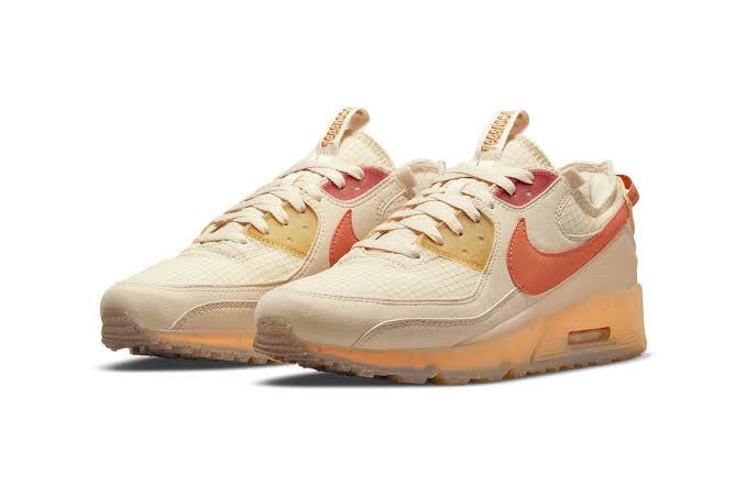 Air Max 90 cream  and orange