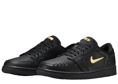 JORDAN 1 LOW METHOD OF MAKE BLACK METALLIC GOLD (WOMEN'S)
