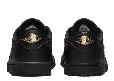 JORDAN 1 LOW METHOD OF MAKE BLACK METALLIC GOLD (WOMEN'S)