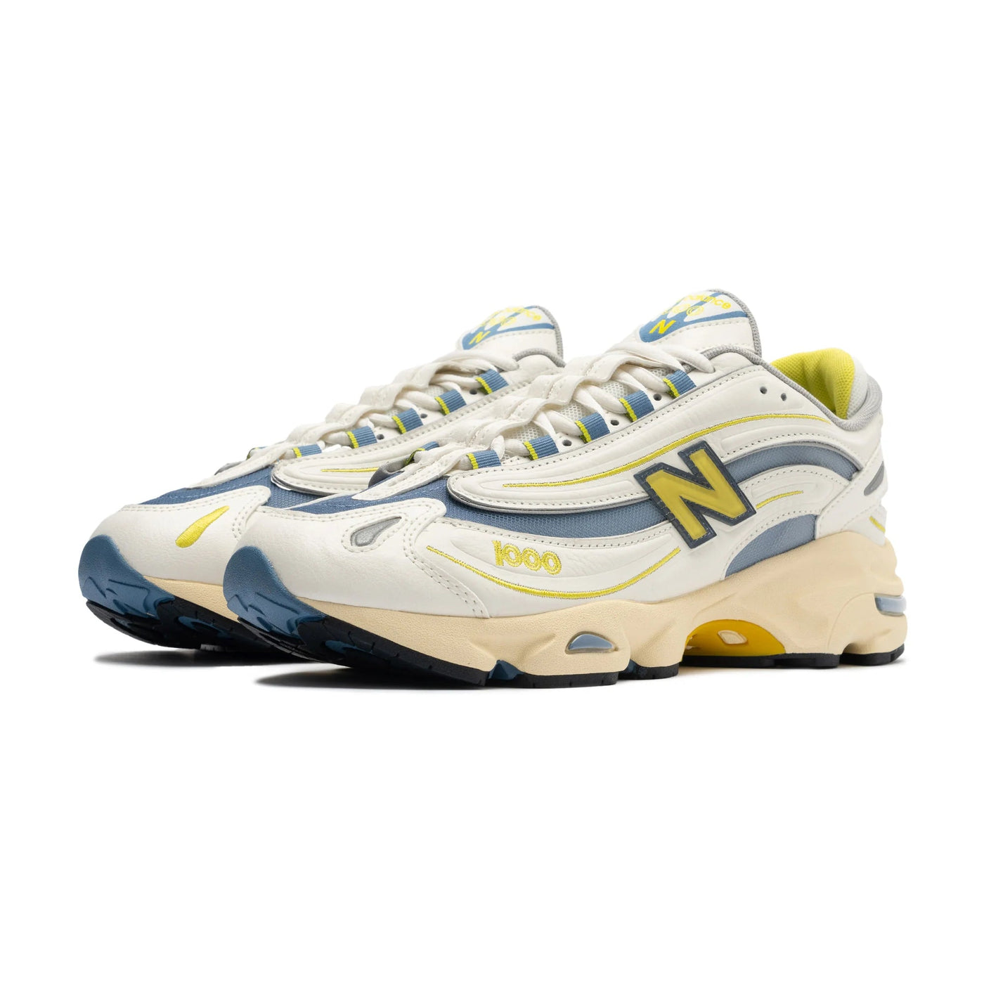 New balance 1000 white/yellow/blue