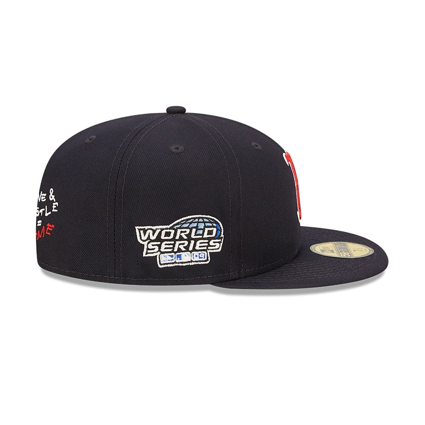 Boston Red Sox Heart Side Patch Fitted Black