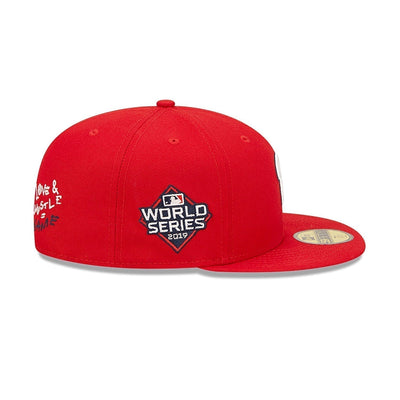Washington Heart Side Patch Fitted Red